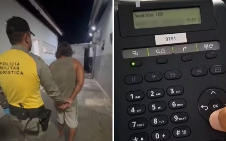Mais de 8 mil trotes para o 190 e SAMU: homem é preso em Caldas Novas