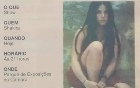 Shakira já se apresentou em Goiânia antes do sucesso global; ingressos custavam R$ 5