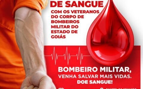 CBMGO realiza campanha de doação de sangue