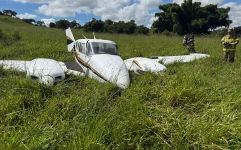 Aeronave faz pouso de emergência e mobiliza resgate em Trindade