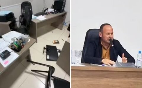 Homem invade Câmara e agride vereador em Ouvidor