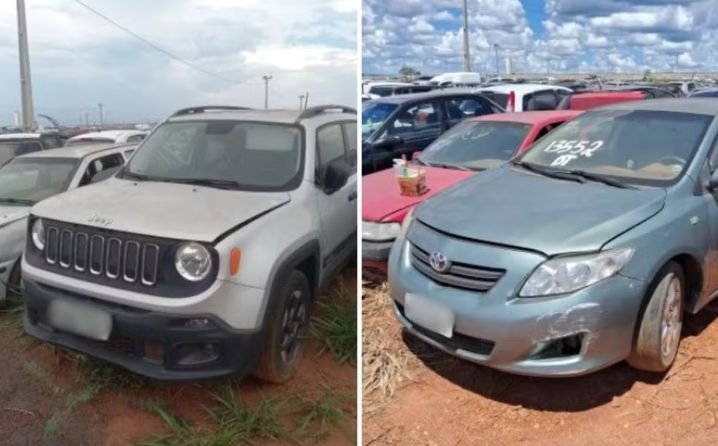 Leilão do Detran-GO tem carros e motos a partir de R$ 1 mil
