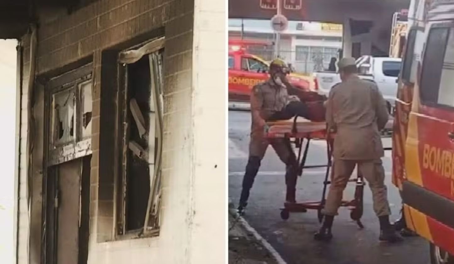 Mulher morre após incêndio em banheiro no centro de Goiânia