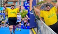 Brasileiro de 200 kg viraliza após completar maratona