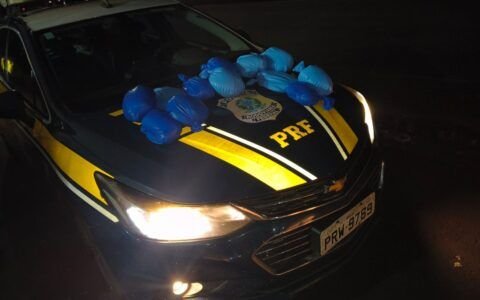 Motorista é preso com drogas escondidas em carro na BR-153