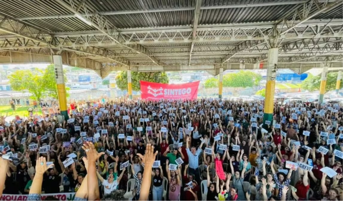 Paralisação em escolas municipais atinge rede de Goiânia