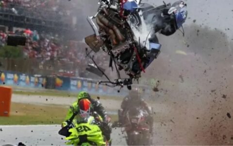 Piloto que criticou Goiânia sofre acidente violento e passa por cirurgia no MotoGP