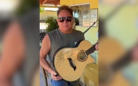 Leilão em Goianésia terá bezerra e violão autografado por Leonardo