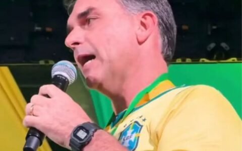 Da Romaria ao evento do PL: como foi a passagem de Flávio Bolsonaro por Goiás