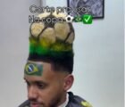Barbeiro transforma cabelo em estádio de futebol e viraliza nas redes