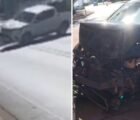 Menina de 13 anos dirige carro e provoca acidente com quatro feridos