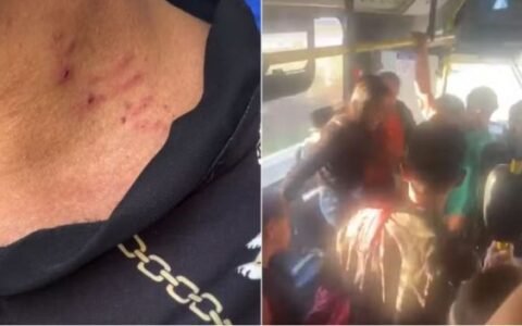 Idosa de 61 anos é agredida por jovem de 27 dentro de ônibus em Goiânia