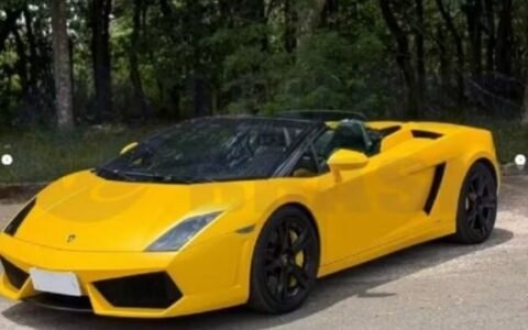 Justiça de Goiás leva Lamborghini de R$ 1,2 milhão a leilão online