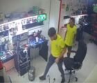 Vídeo mostra explosão de celular durante manutenção em assistência técnica de Goiás