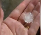 Tempestade com granizo surpreende Goiânia e causa transtornos