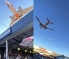 Avião passa perto de bar em Goiânia e vídeo viraliza