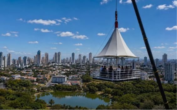 Goiânia terá bar nas alturas com vista para o Parque Vaca Brava