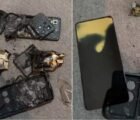 Explosão de celular deixa adolescente ferido e destrói sofá em Goiás