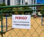Parquinho interditado em Goiânia terá areia substituída após contaminação