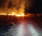 Incêndio ameaça estação elétrica e ETA durante duas horas em Caldas Novas