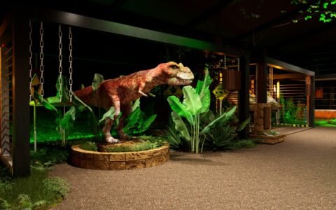Rio Verde será a primeira cidade do Brasil a receber o Vale Jurássico, maior experiência imersiva sobre dinossauros do país