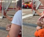 Bebê de 3 meses é socorrido por bombeiros via videochamada
