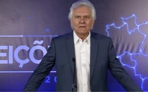 Caiado defende cassação de Lula e Flávio após faltas em debate