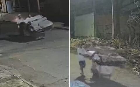 Corpo é levado em carrinho e queimado em mata de Aparecida