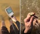 Anel perdido no Araguaia é encontrado com detector de metais; veja vídeo