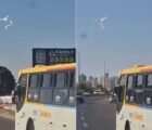Ônibus vira destaque nas redes após aparecer com pipa na BR-153