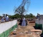 Terreiro reúne dezenas de filhos de santo em mutirão de limpeza de cemitério em Luziânia