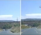 Caldas Novas registra nuvem rara que parece um grande prato no céu
