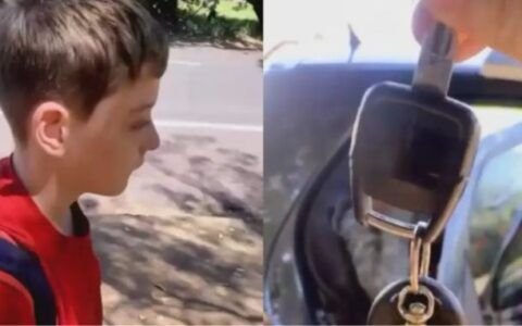 Crianças choram ao descobrir que novo carro é da família