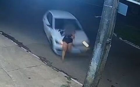 Mulher é atropelada enquanto era perseguida pelo ex, em Goiás
