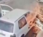 Carro pega fogo e homem fica com 40% do corpo queimado em Cezarina