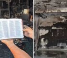 Incêndio destrói loja em Goiânia, mas bíblia permanece intacta