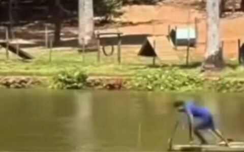Banho em lago de Goiânia termina com abordagem da GCM