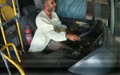 Homem furta ônibus e dirige em zigue-zague no DF