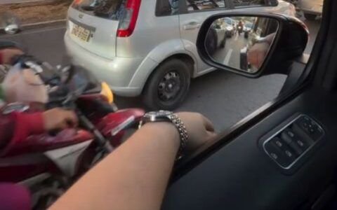 Rolex de quase R$ 100 mil aparece em vídeo no trânsito de Goiânia