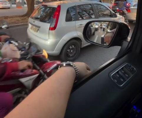 Rolex de quase R$ 100 mil aparece em vídeo no trânsito de Goiânia