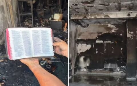 Incêndio destrói loja em Goiânia, mas bíblia permanece intacta