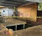 Laje cede em festa e bombeiros resgatam vítima em Abadia